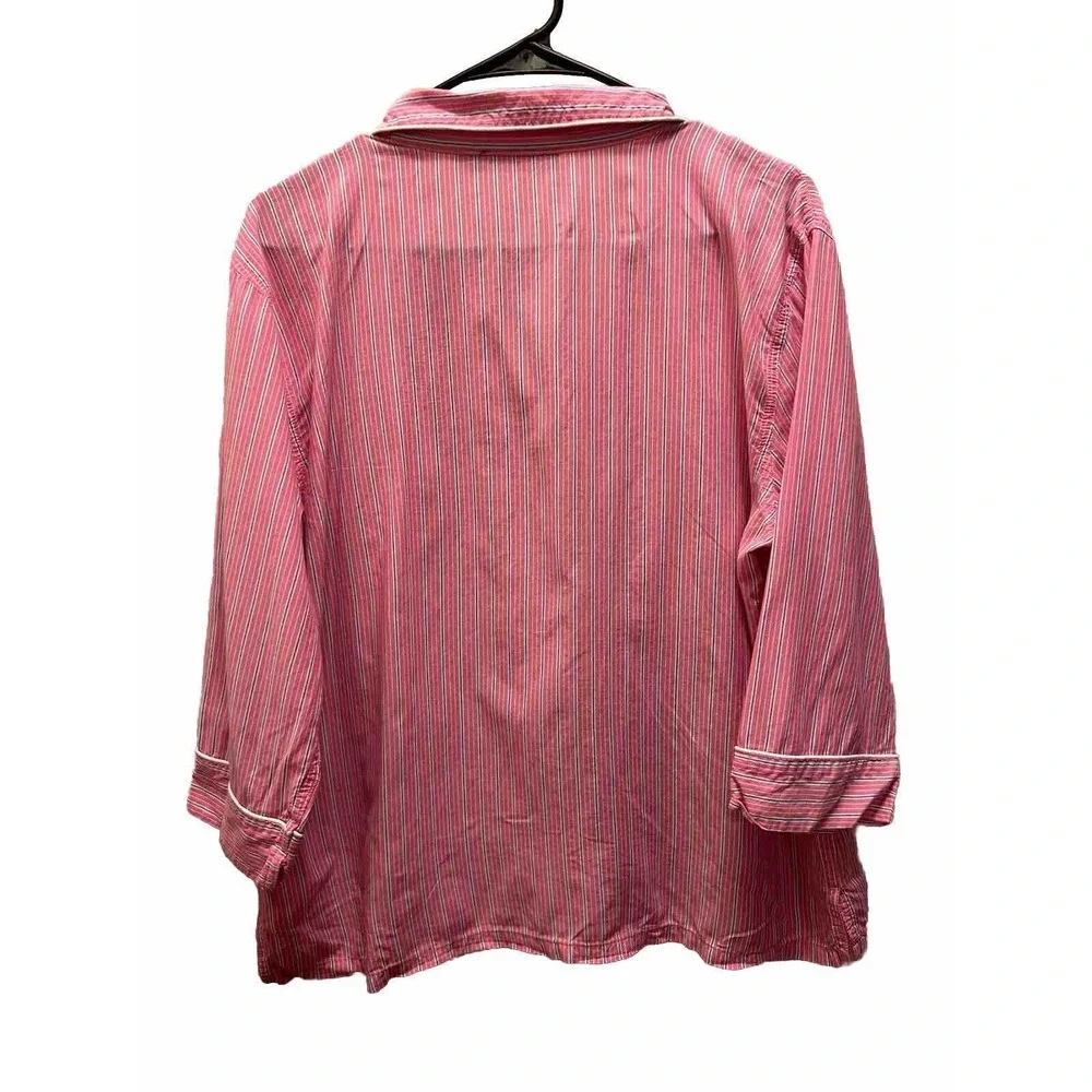 Lauren Ralph Lauren Pajama Top Size L Cozy Sleepy Preppy Comfy